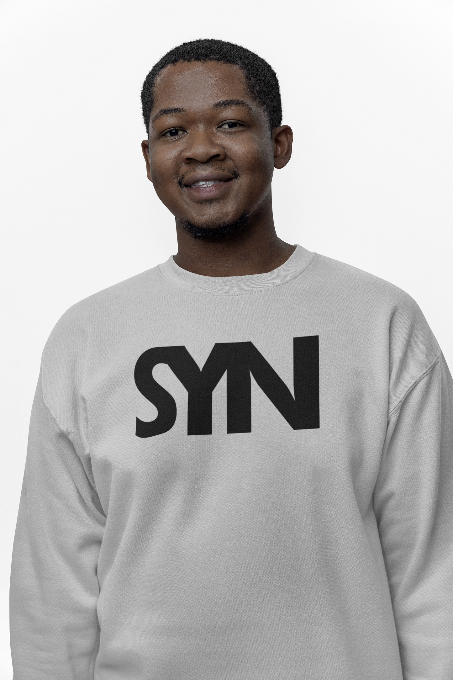 SYNORO Unisex Crewneck Sweatshirt- Grey Melange