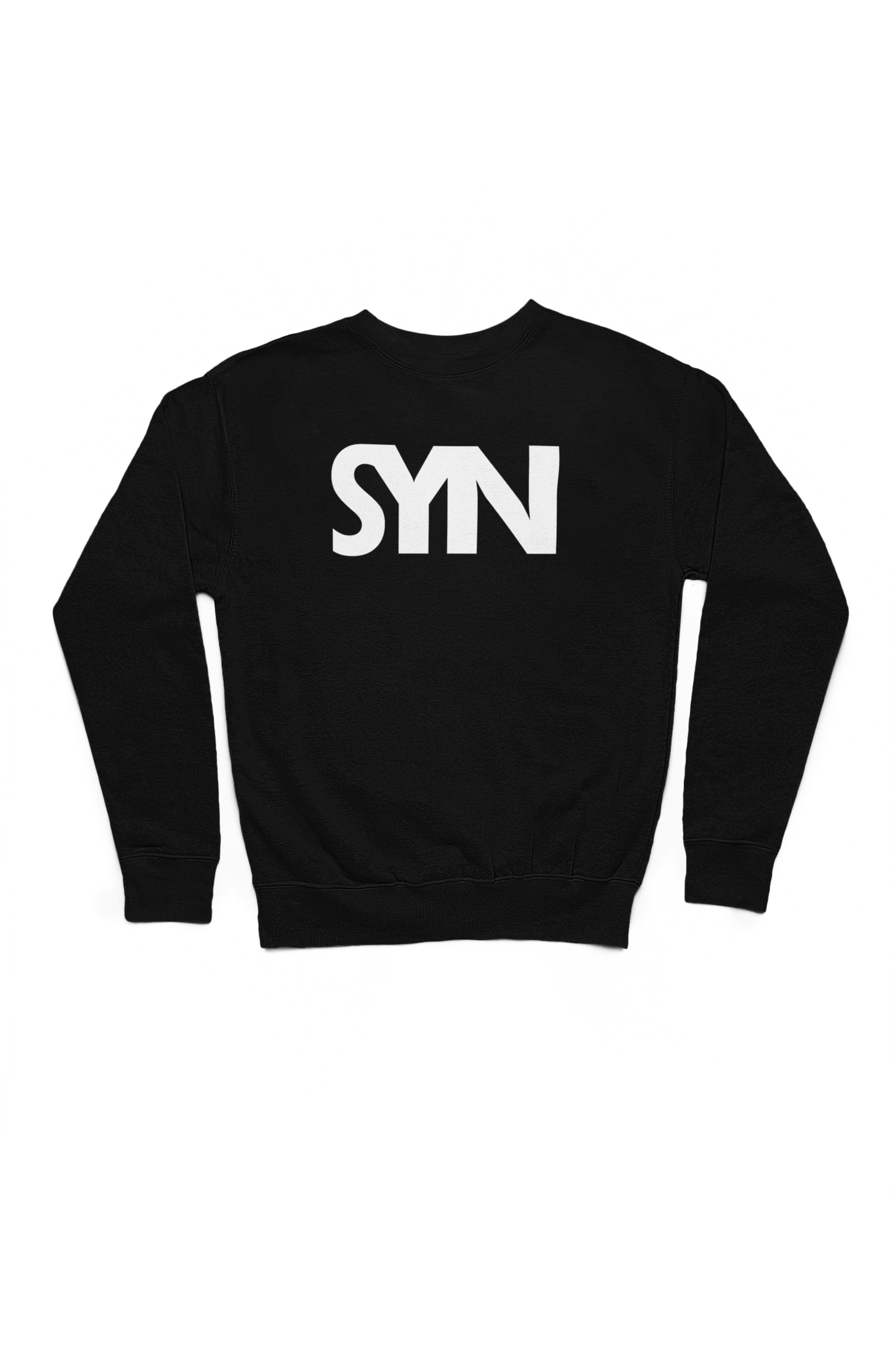 SYNORO Unisex Crewneck Sweatshirt- Black