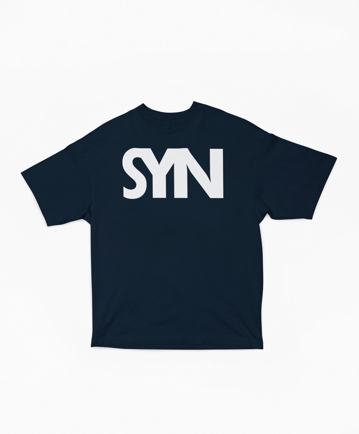 Synoro Unisex Oversized Navy Blue T-shirt