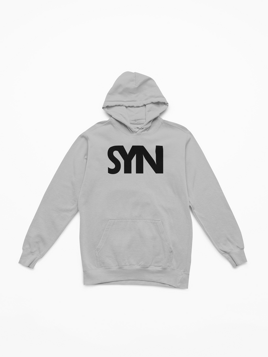 SYNORO Unisex Hooded Sweatshirt- Grey Melange