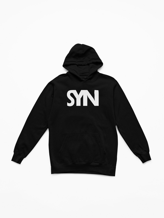 SYNORO Unisex Hooded Sweatshirt- Black