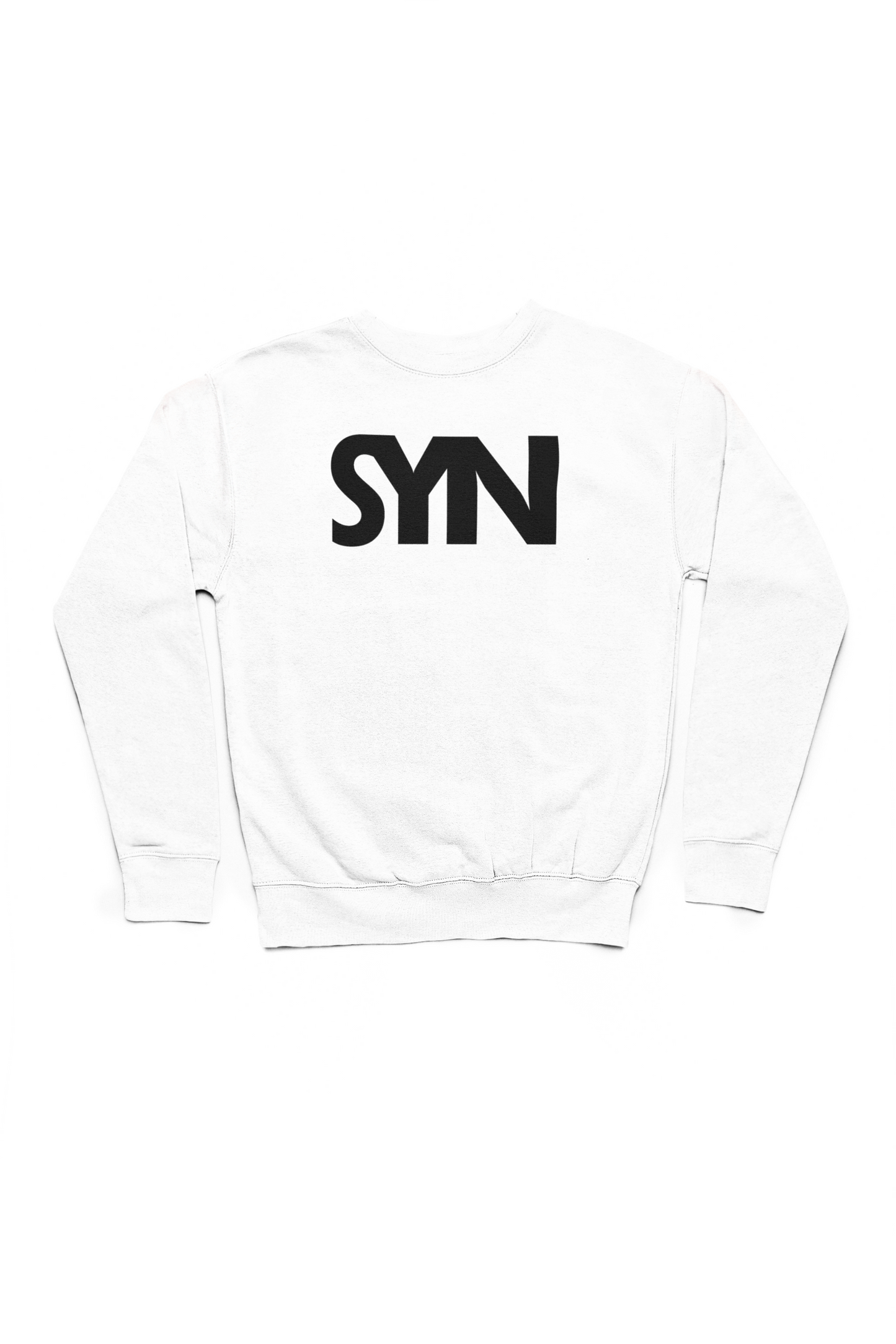 SYNORO Unisex Crewneck Sweatshirt- White
