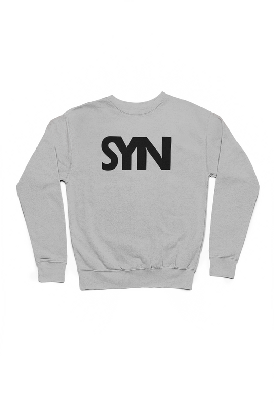 SYNORO Unisex Crewneck Sweatshirt- Grey Melange