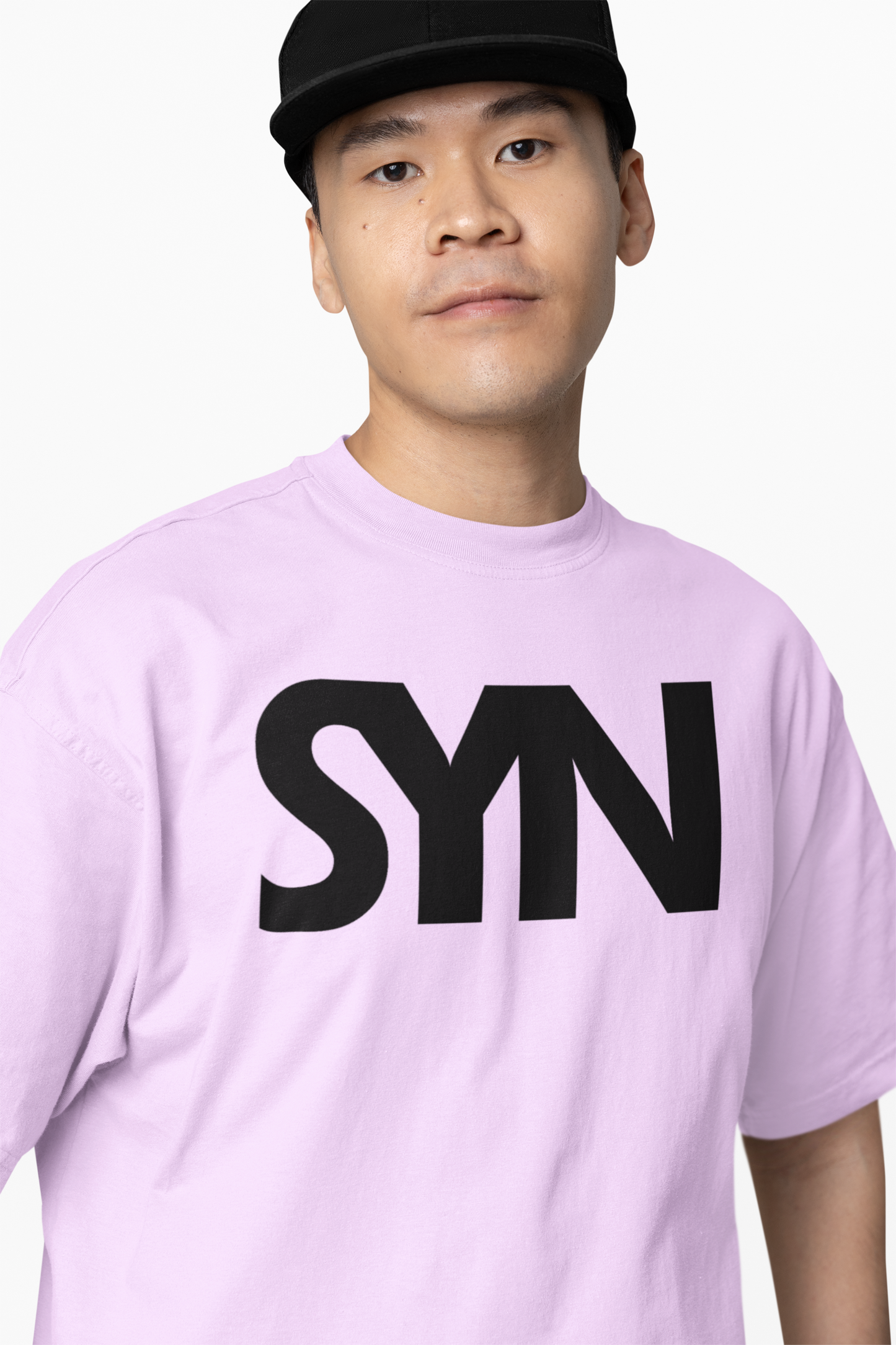 Synoro Unisex Oversized Lavender T-shirt