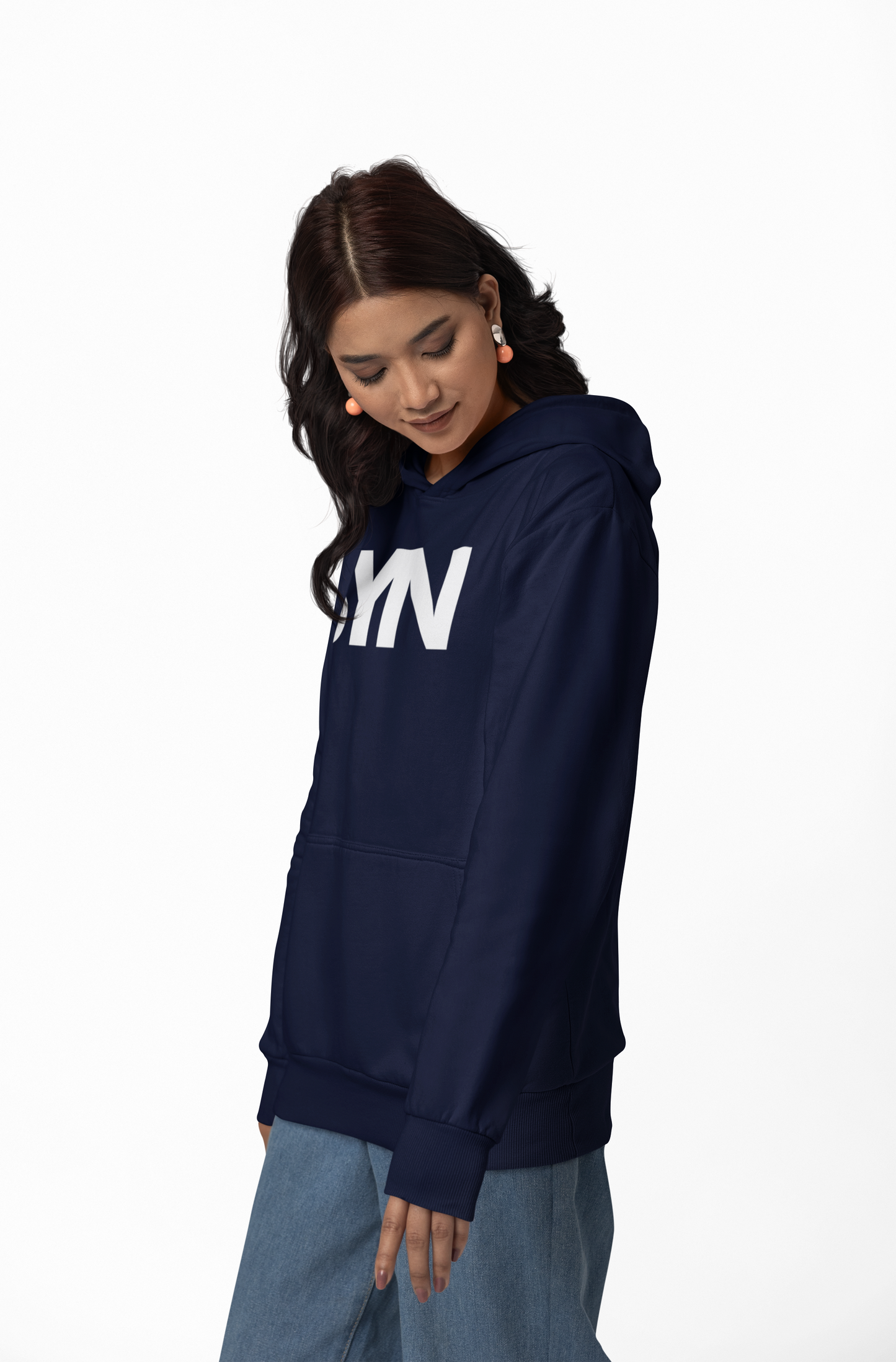 SYNORO Unisex Hooded Sweatshirt- Navy Blue